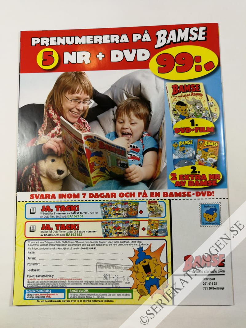 Baksida på Toy Story (2011)