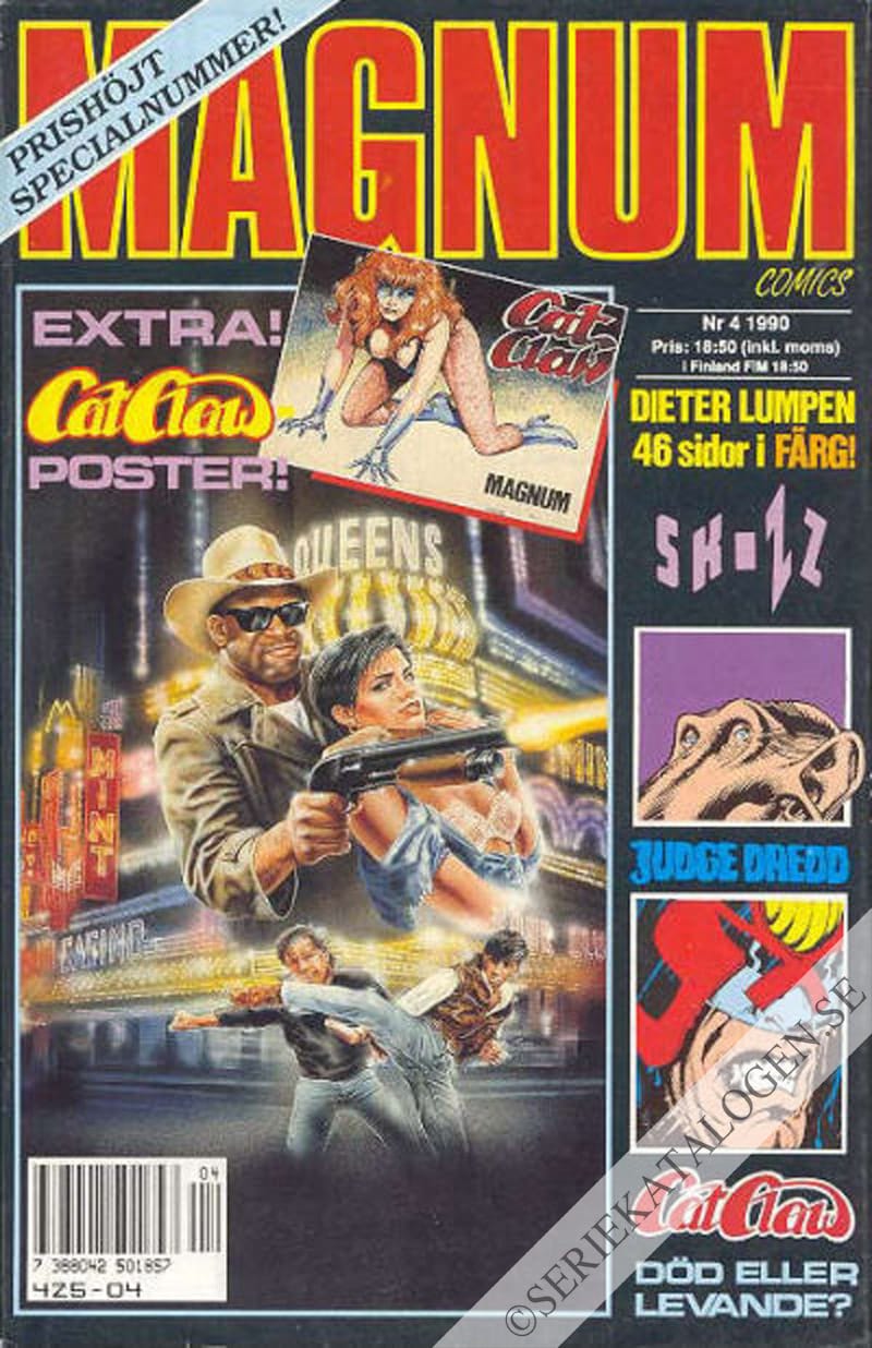 Framsida på Magnum comics #4 (1990)