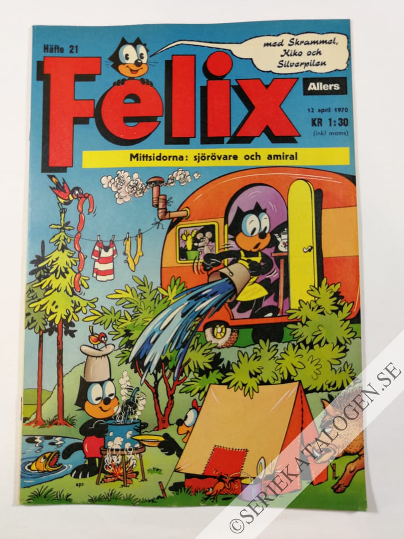 Framsida på Felix #21 (1970)