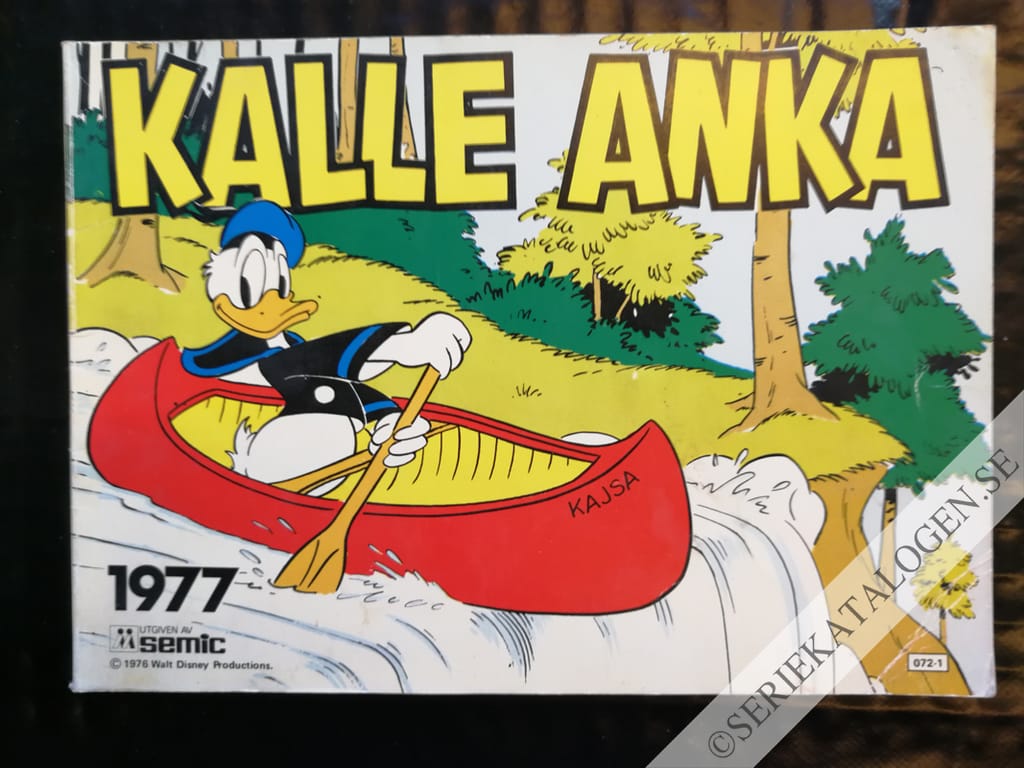 Framsida på Kalle Ankas julbok # (1976)