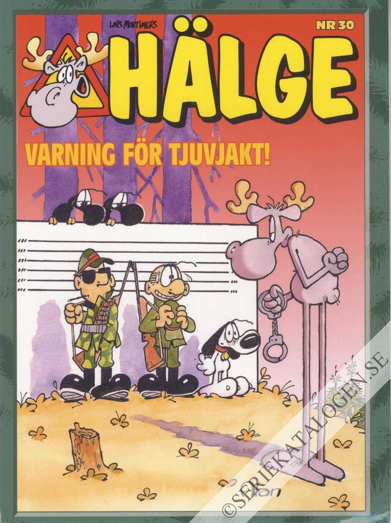 Framsida på Hälge Varning för tjuvjakt! (2021)