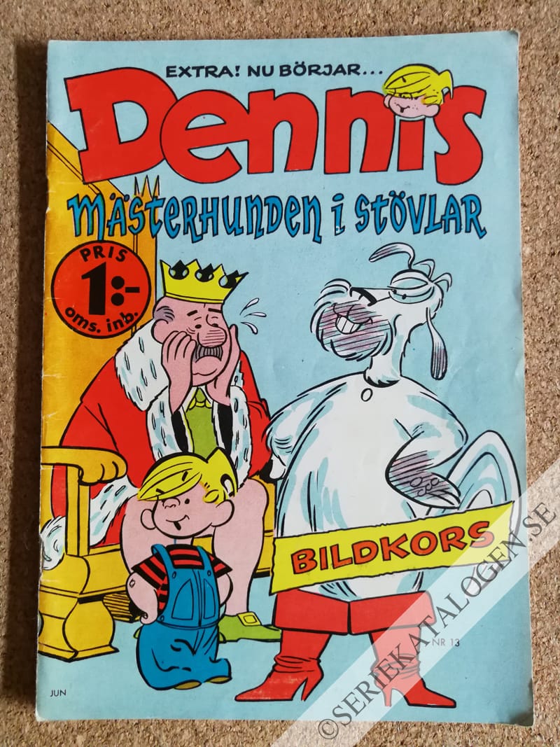 Framsida på Dennis #13 (1967)