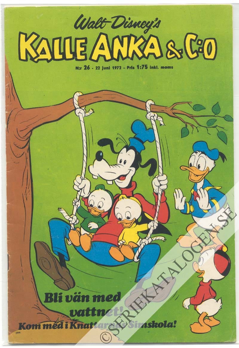Framsida på Kalle Anka & C:o #26 (1972)