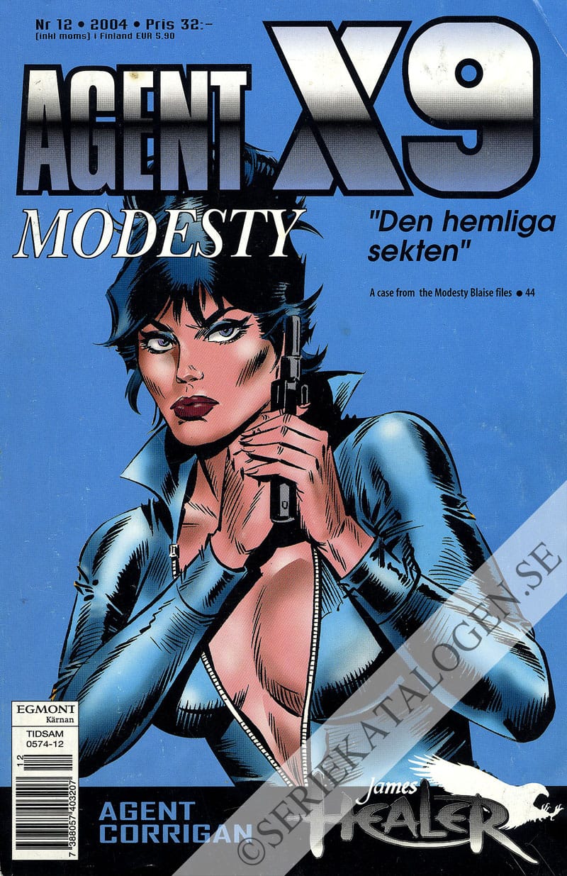 Framsida på Agent X9 #12 (2004)