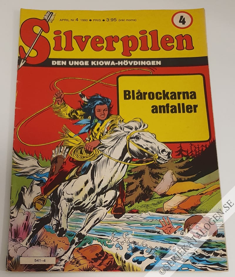 Framsida på Silverpilen #4 (1980)