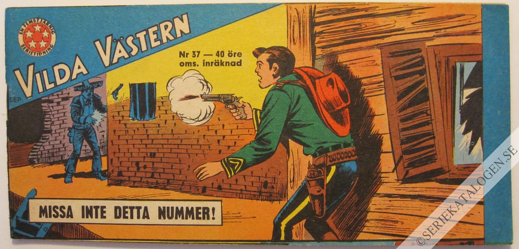 Framsida på Vilda Västern #37 (1966)