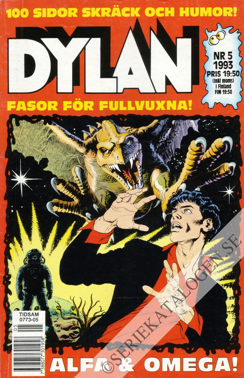 Framsida på Dylan #5 (1993)