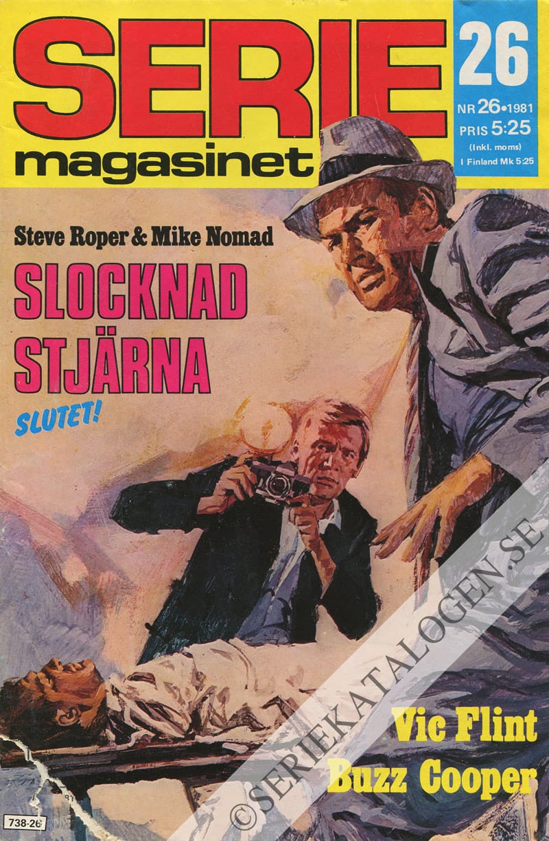 Framsida på Seriemagasinet #26 (1981)