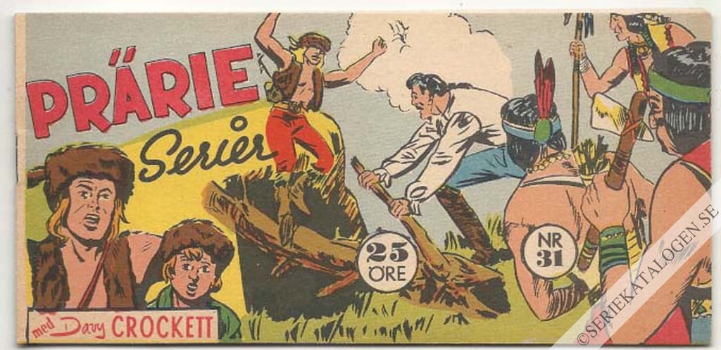 Framsida på Prärie-serier #31 (1958)