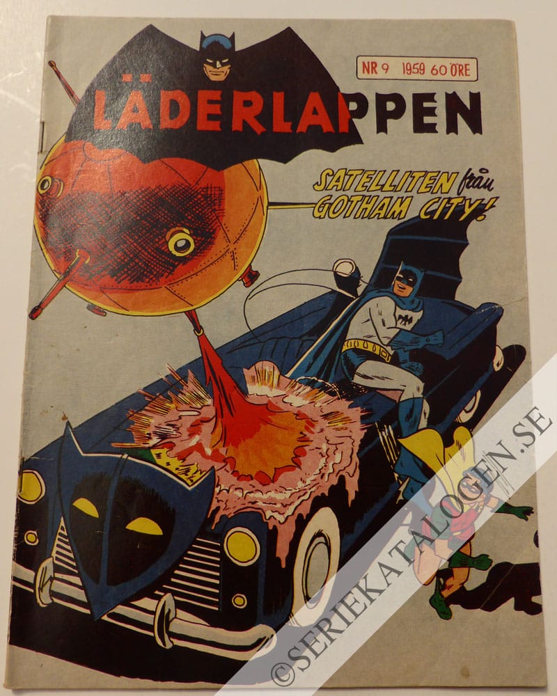 Framsida på Läderlappen och Robin #9 (1959)