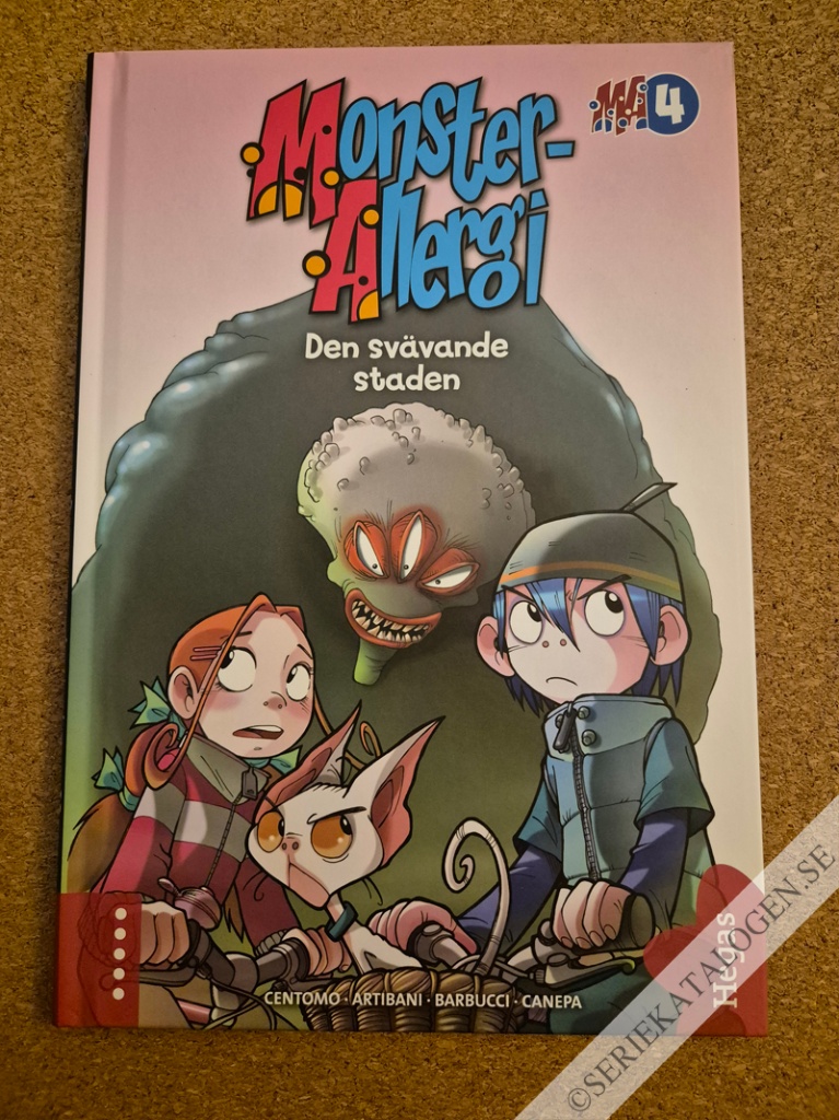 Framsida på Monster-allergi Den svävande staden (2019)