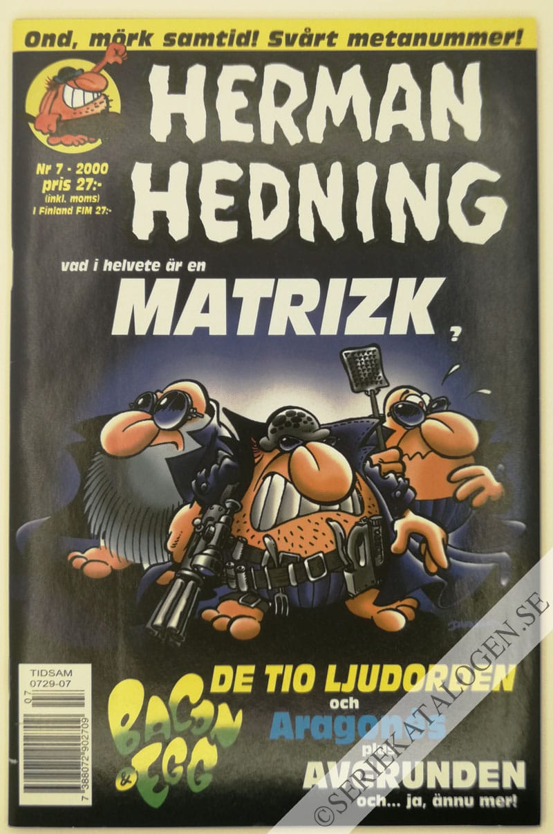 Framsida på Herman Hedning #7 (2000)