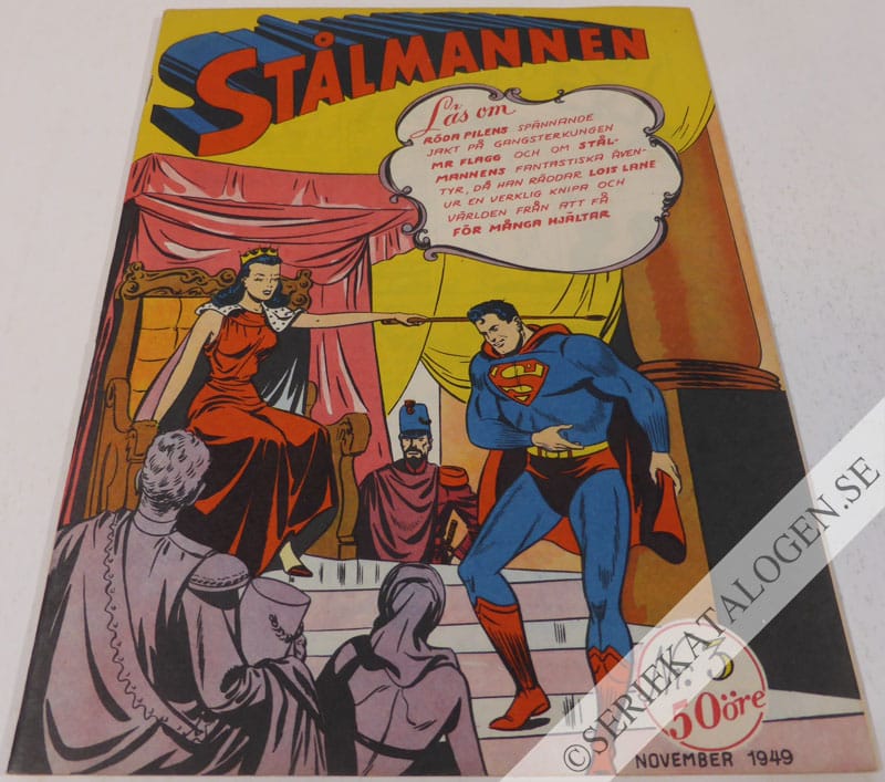 Framsida på Stålmannen #3 (1949)
