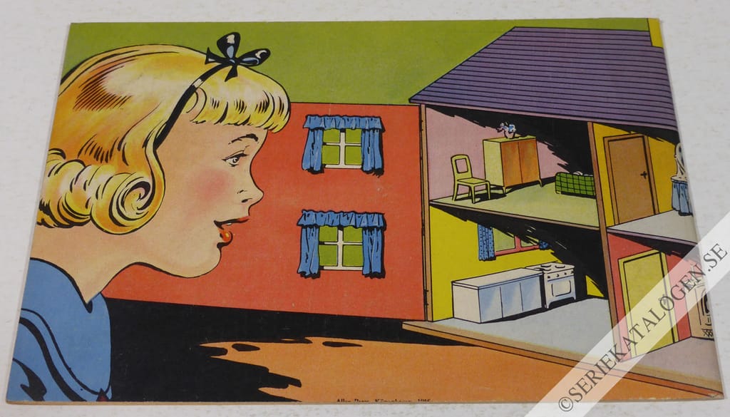 Baksida på Nalle och Lisa på äventyr med Greta (1956)