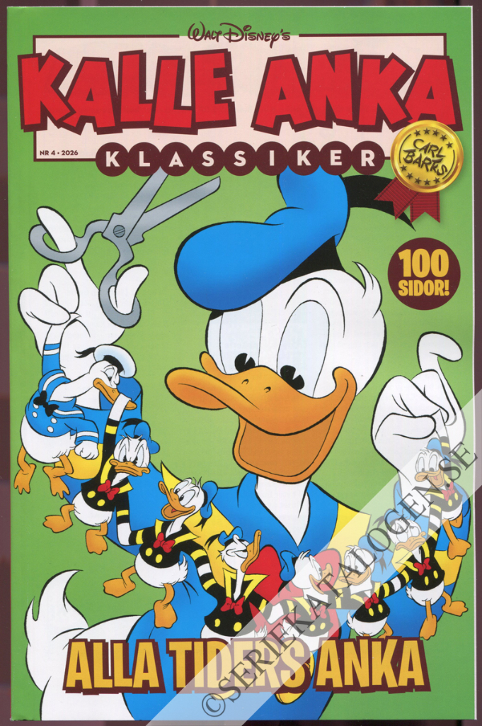 Framsida på Kalle Anka Klassiker #4 (2026)