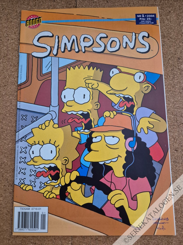 Framsida på Simpsons #1 (2004)