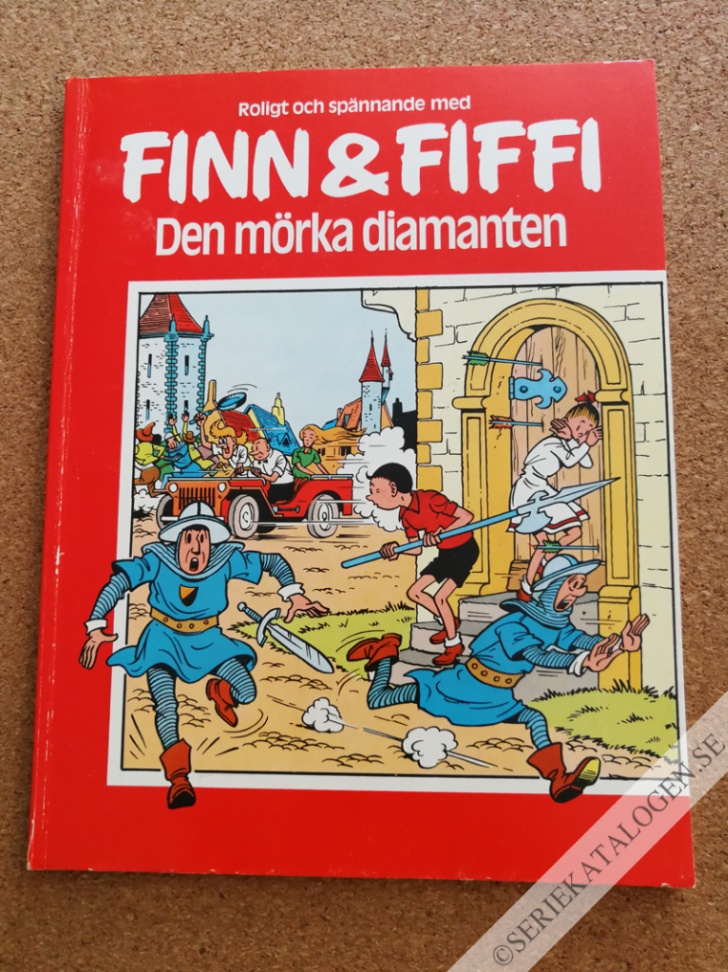 Framsida på Finn & Fiffi Den mörka diamanten (19??)