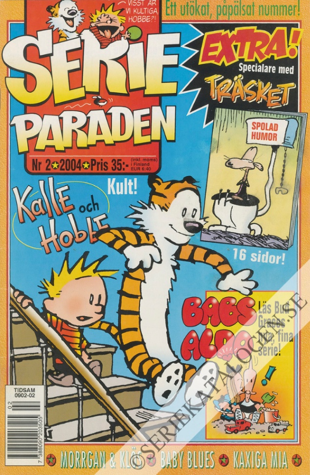 Framsida på Serie-paraden #2 (2004)