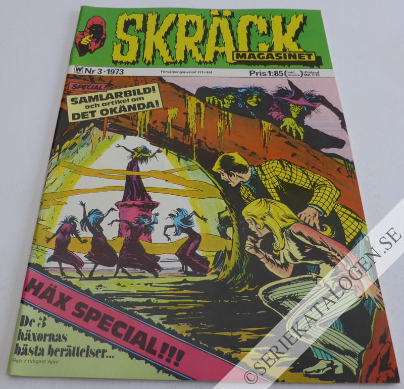Framsida på Skräckmagasinet #3 (1973)