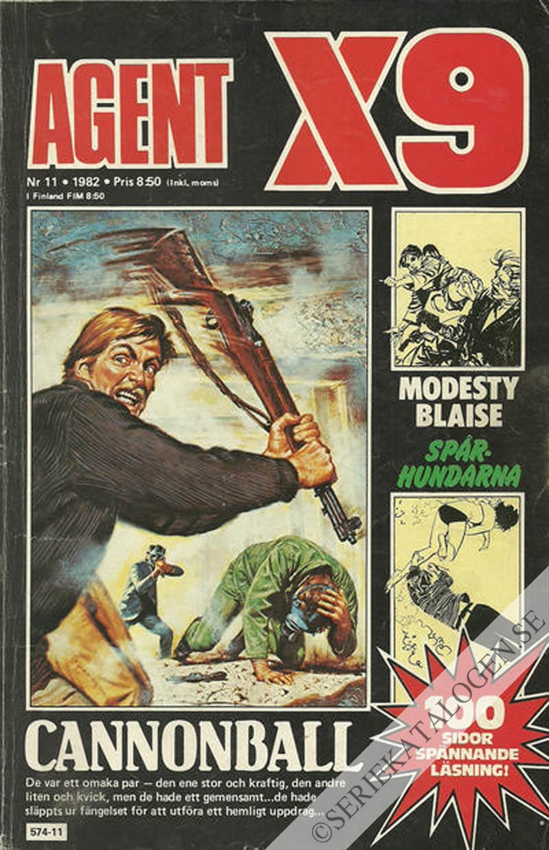 Framsida på Agent X9 #11 (1982)