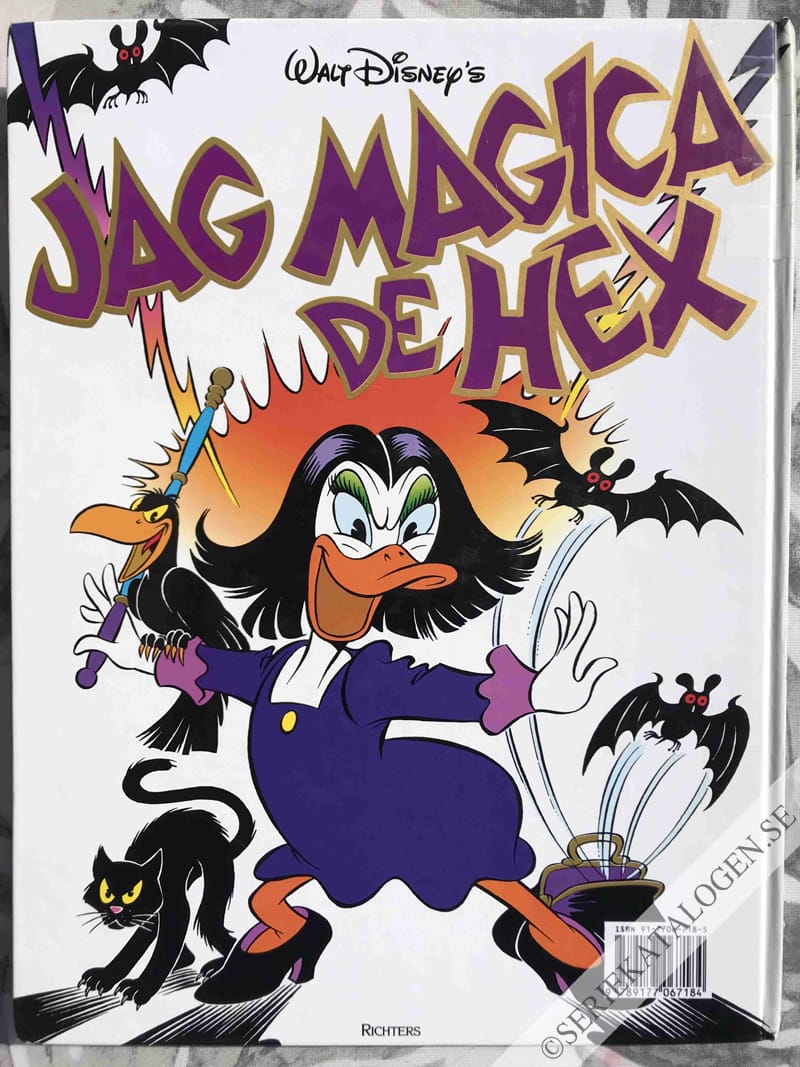 Baksida på Jag Magica de Hex (1989)