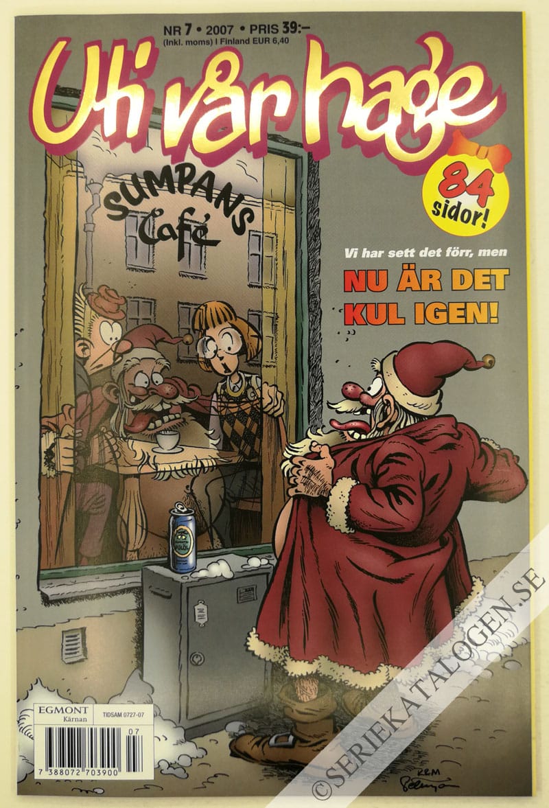 Framsida på Uti vår hage Vi har sett det förr, men nu är det jul igen! (2007)