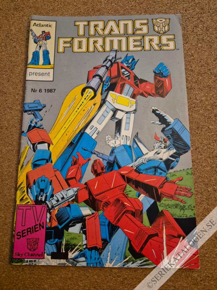 Framsida på Transformers #6 (1987) (variant)