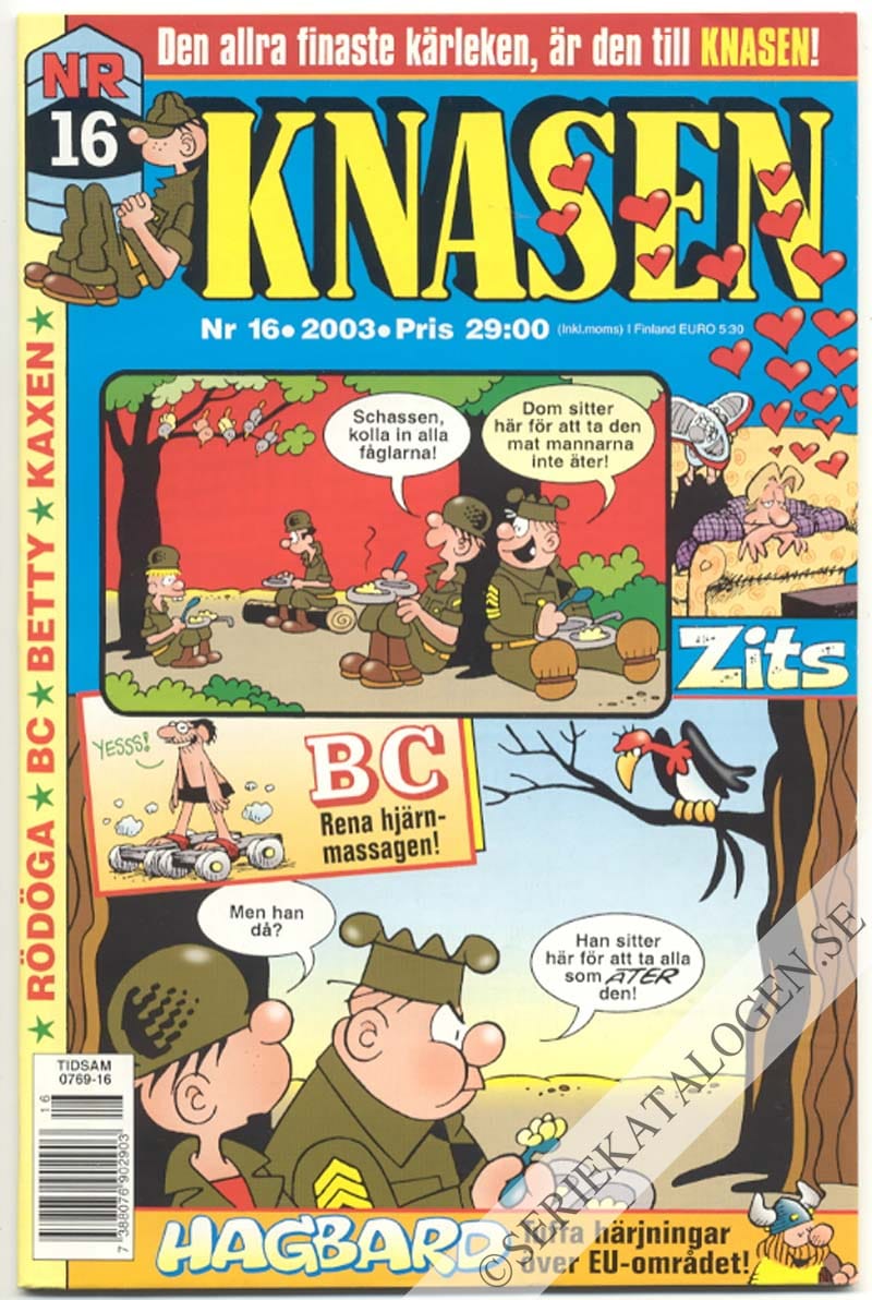 Framsida på Knasen #16 (2003)