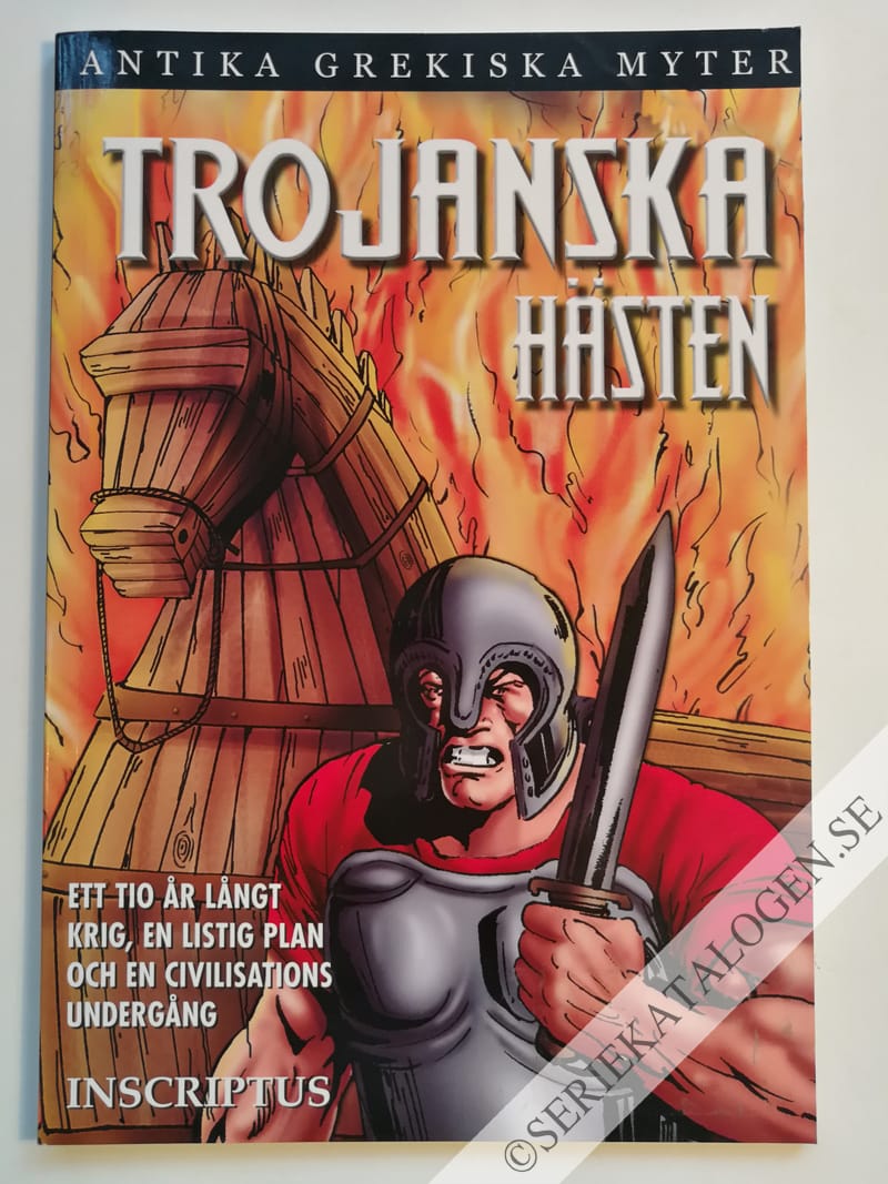 Framsida på Antika grekiska myter Trojanska hästen (2008)