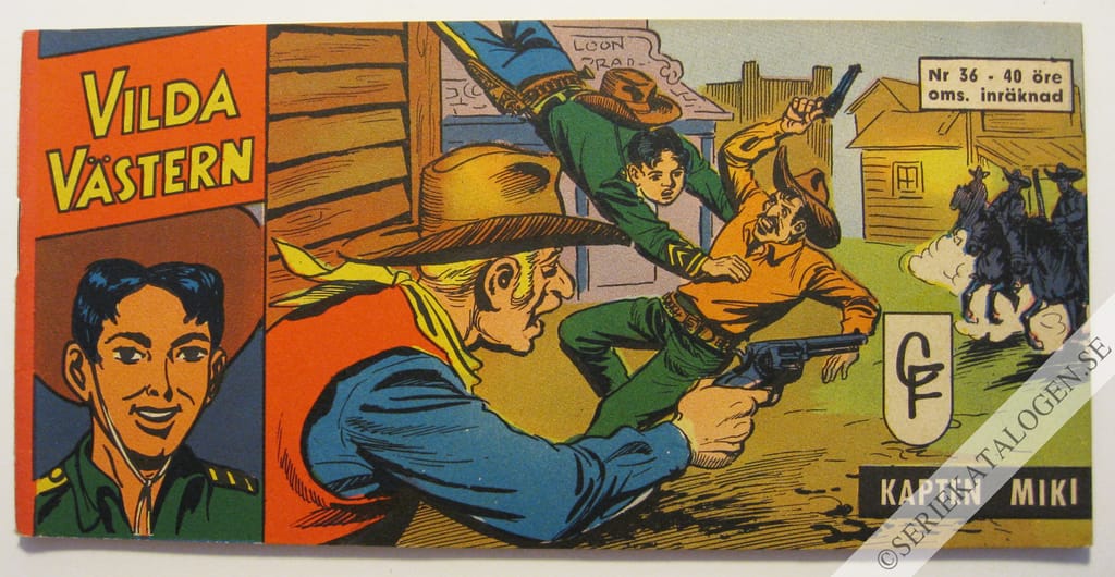 Framsida på Vilda Västern #36 (1963)