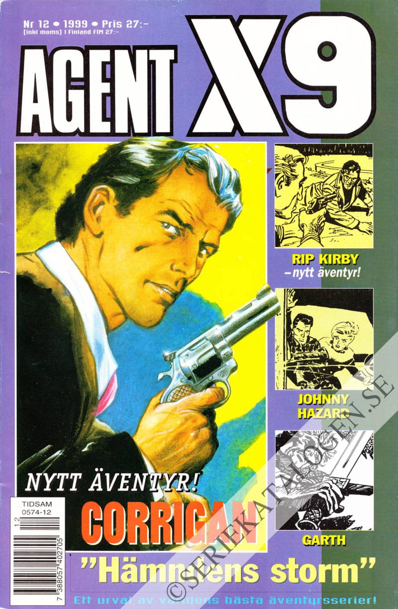Framsida på Agent X9 #12 (1999)