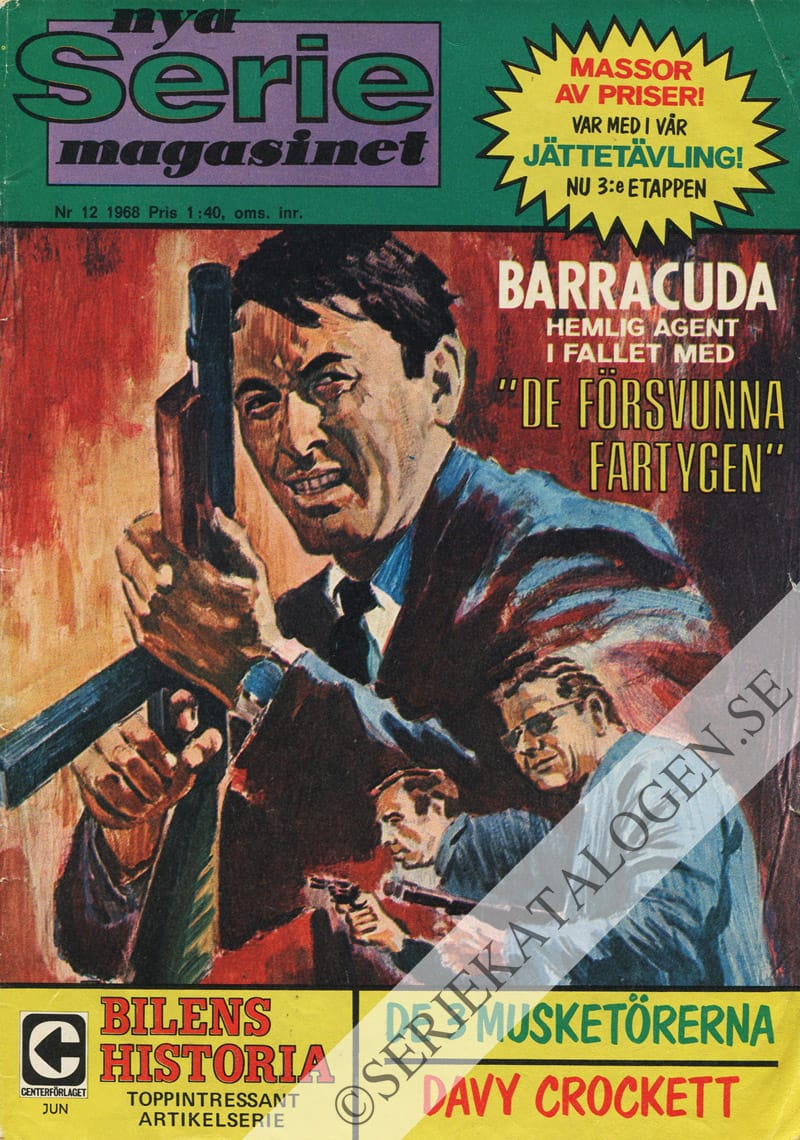 Framsida på Seriemagasinet #12 (1968)