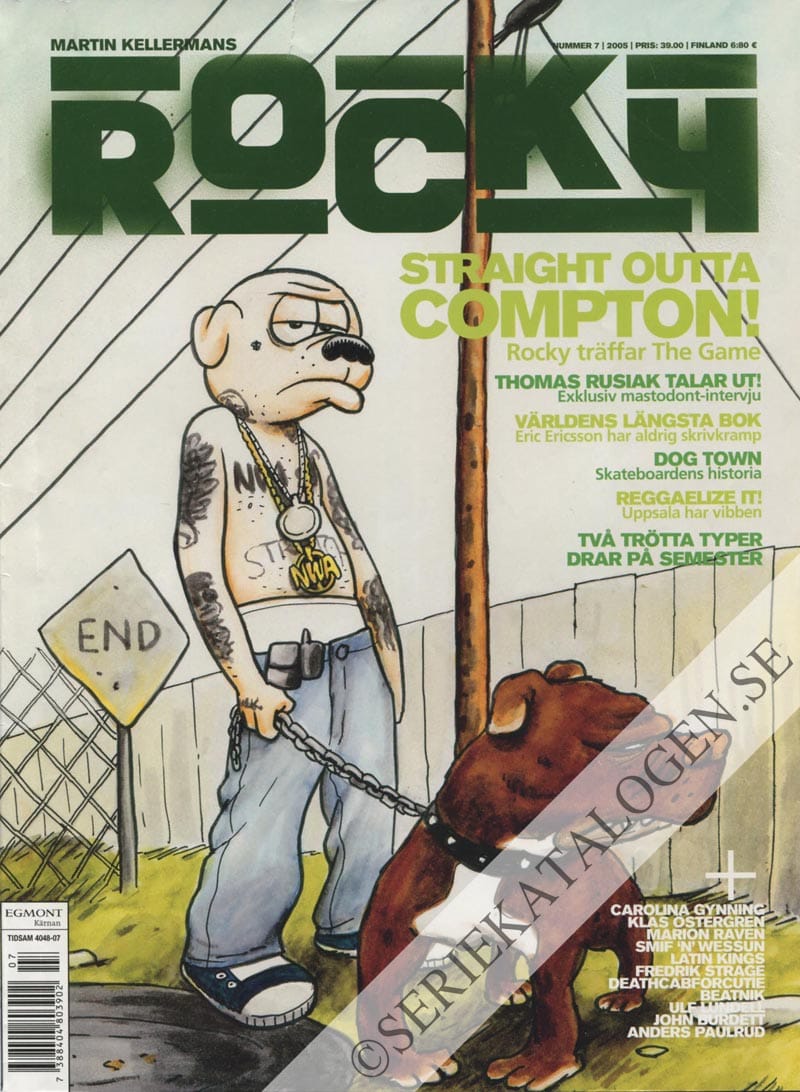 Framsida på Martin Kellermans Rocky Straight outta Compton! (2005)