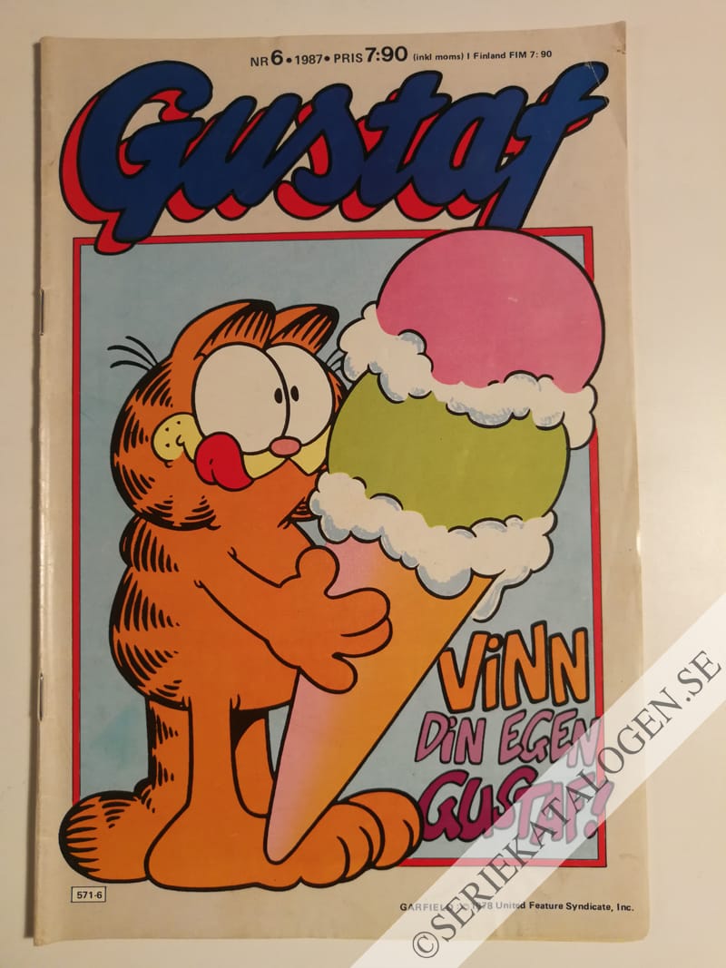 Framsida på Gustaf #6 (1987)