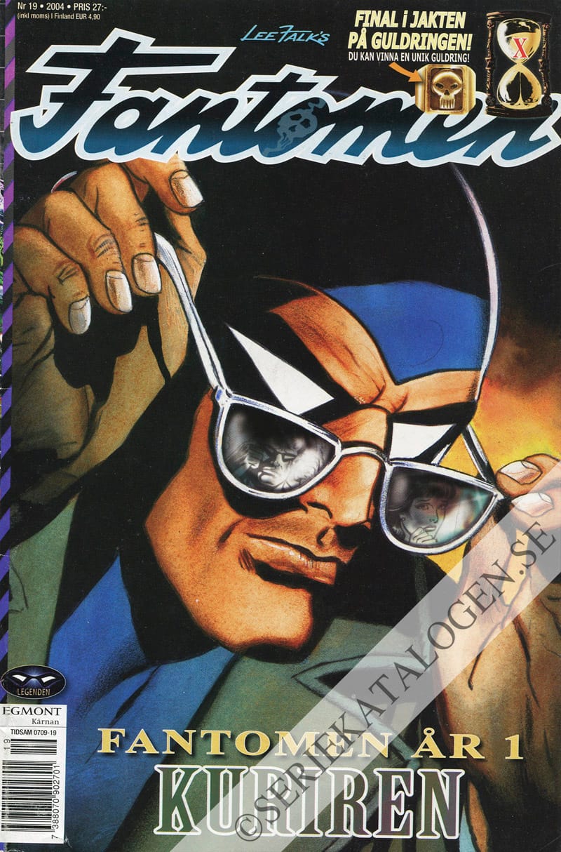 Framsida på Fantomen #19 (2004)