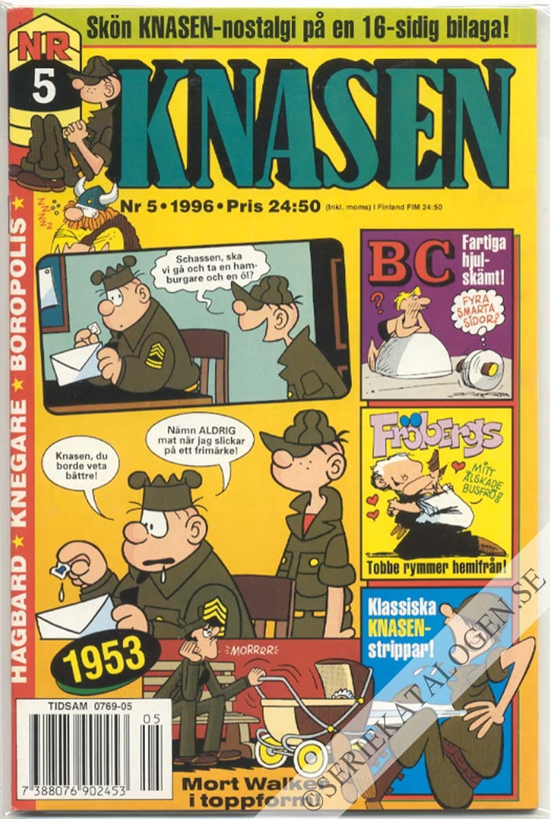 Framsida på Knasen #5 (1996)