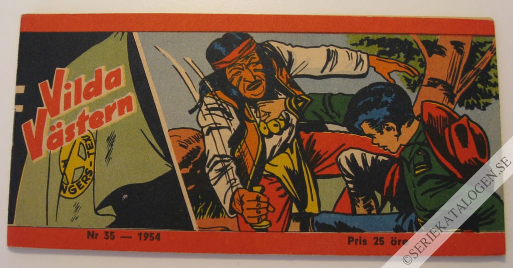 Framsida på Vilda Västern #35 (1954)