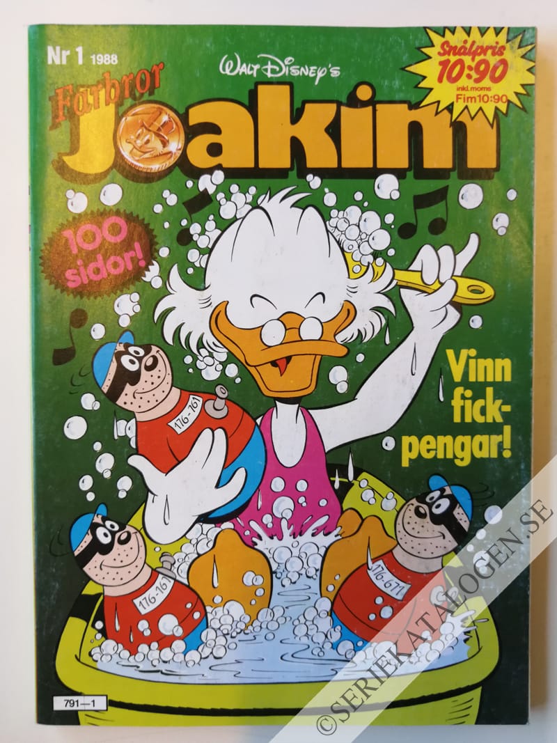 Framsida på Joakim #1 (1988)