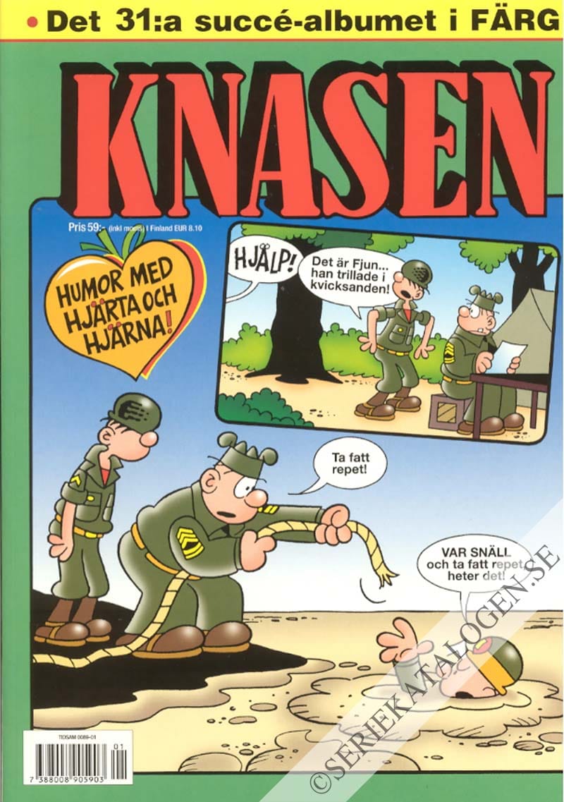 Framsida på Knasen Det 31:e succéalbumet i färg (2007)