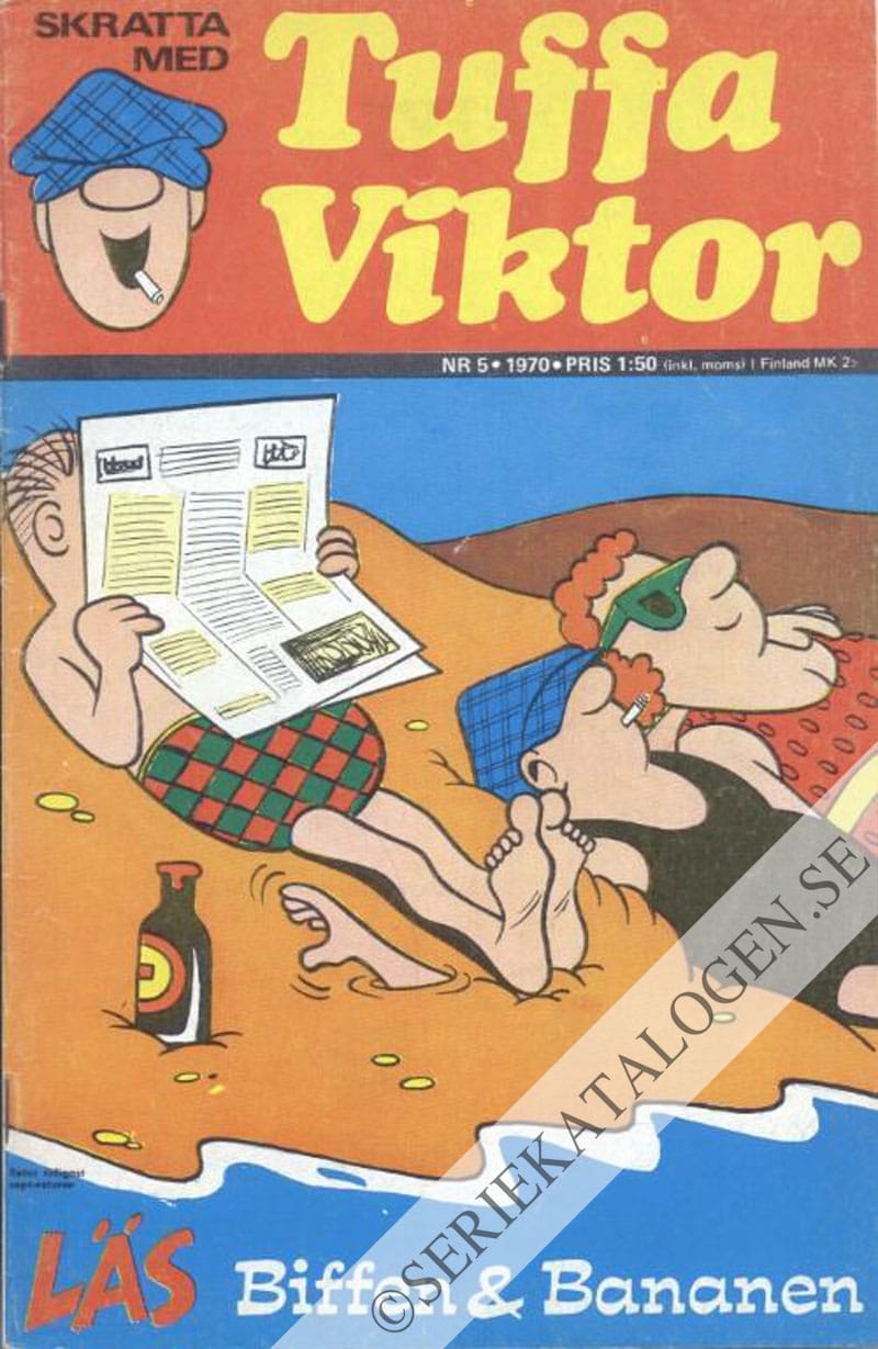 Framsida på Skratta med Tuffa Viktor #5 (1970)