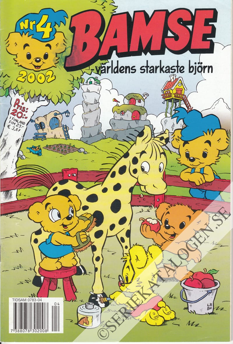 Framsida på Bamse #4 (2002)
