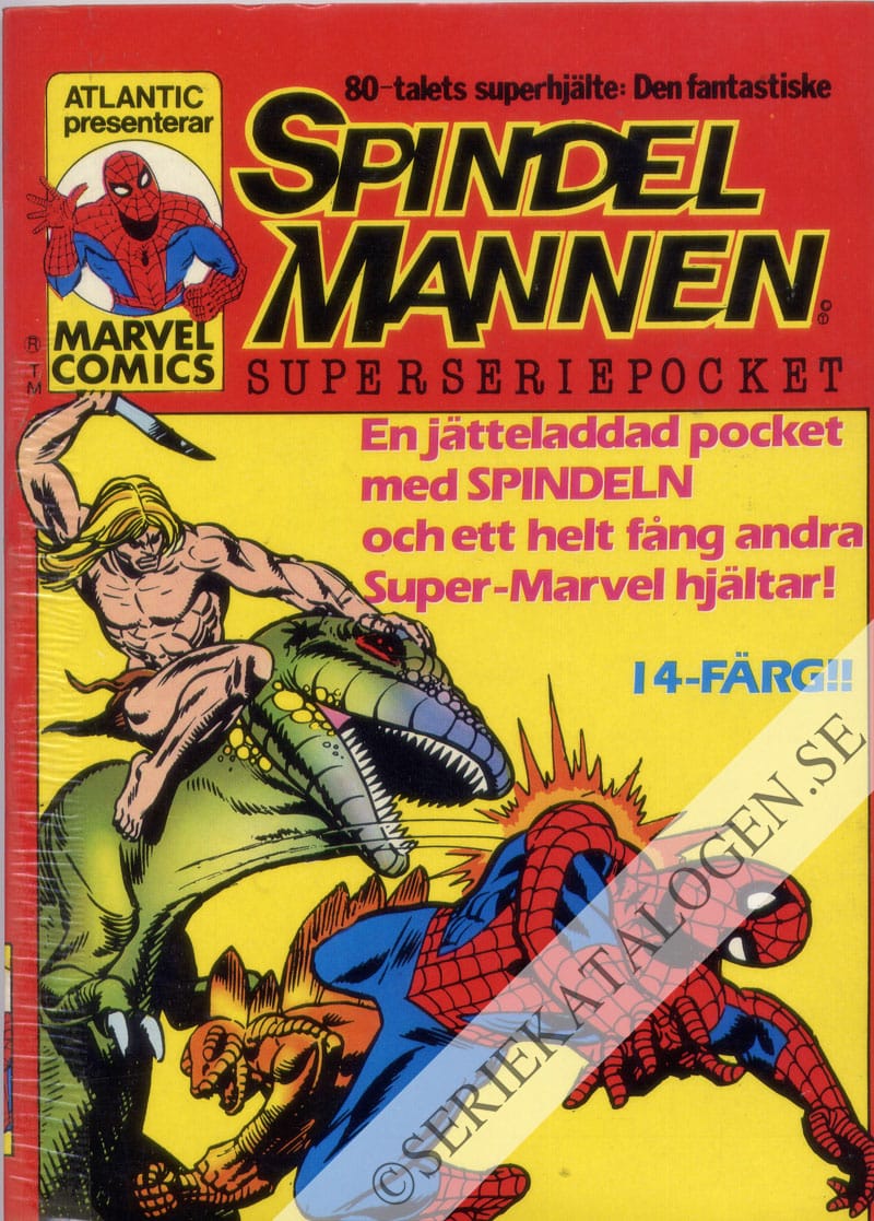 Framsida på Spindelmannen Superseriepocket #3 (1980)