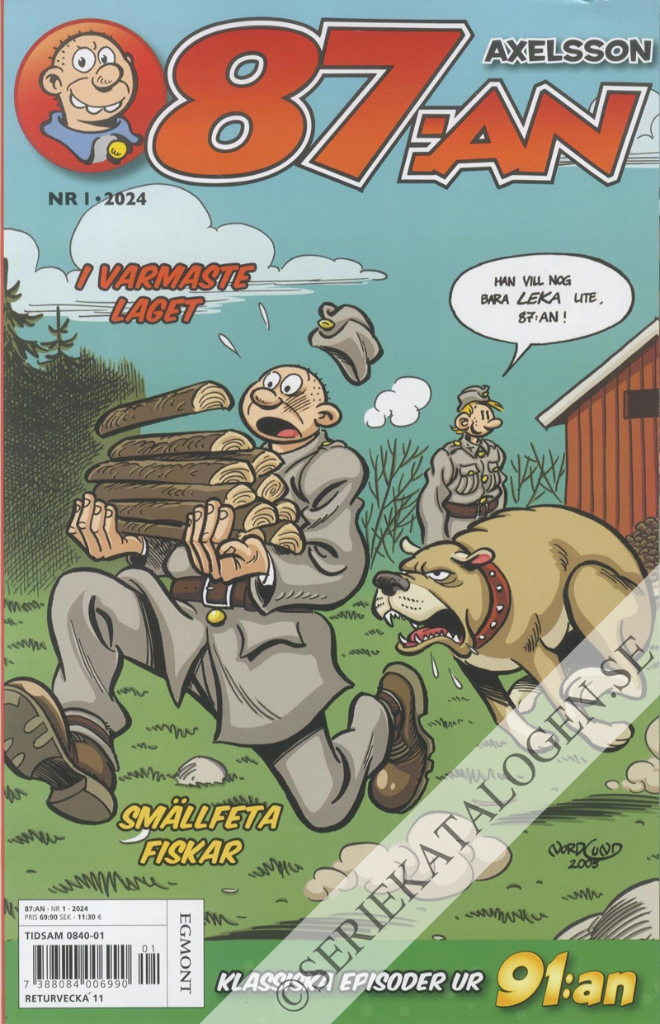 Framsida på 87:an Axelsson #1 (2024)