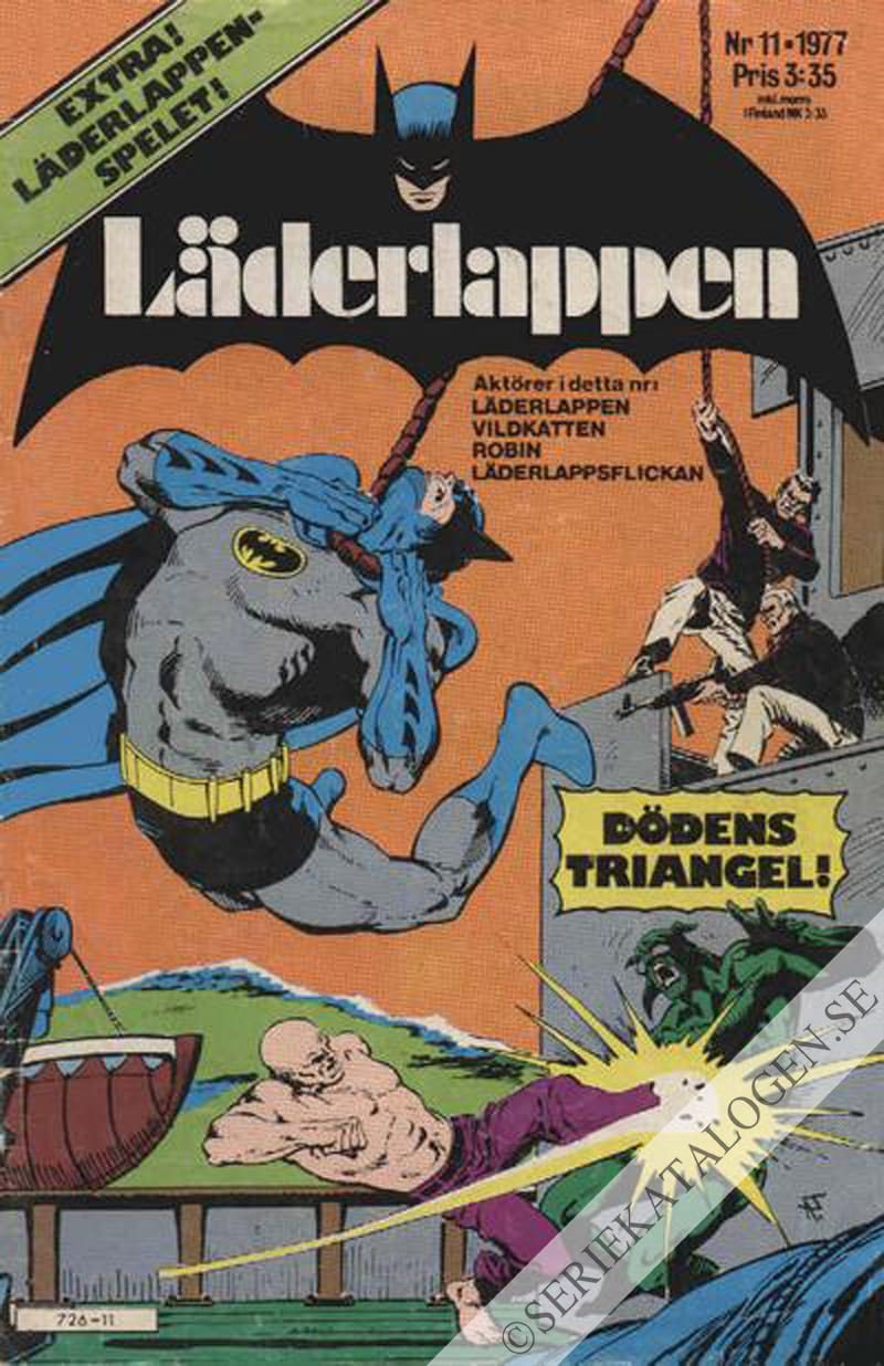 Framsida på Läderlappen och Robin #11 (1977)