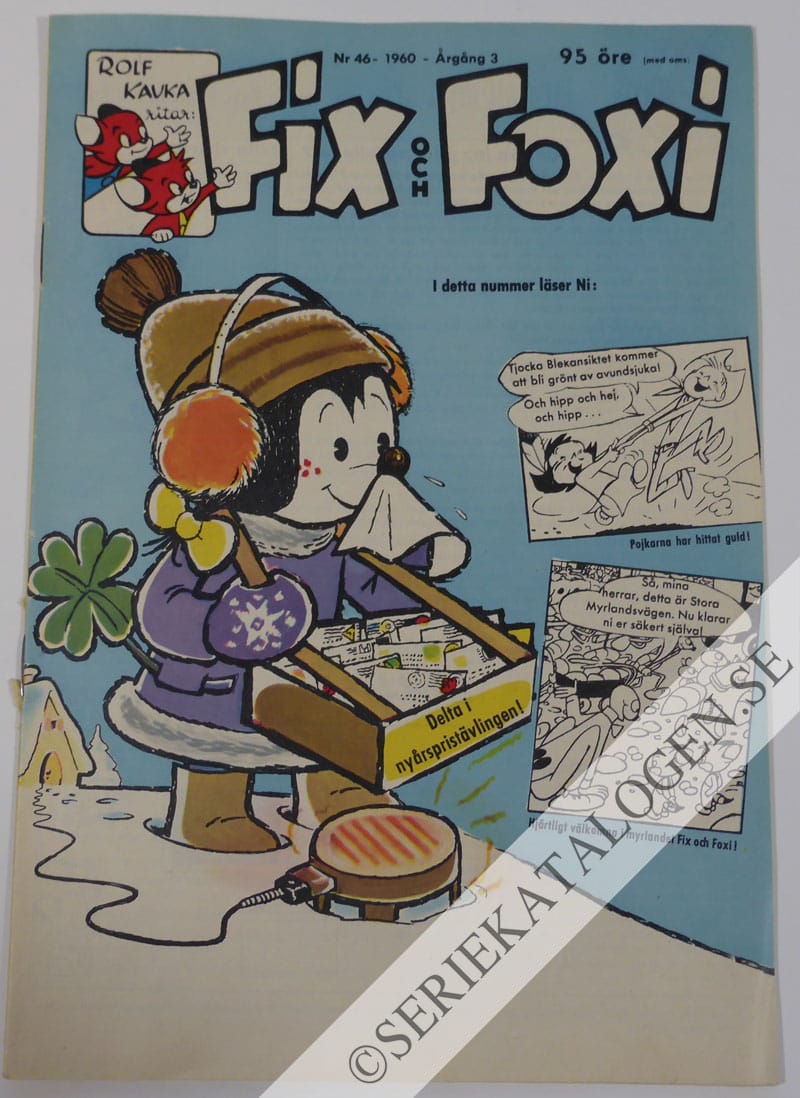 Framsida på Fix och Foxi #46 (1960)