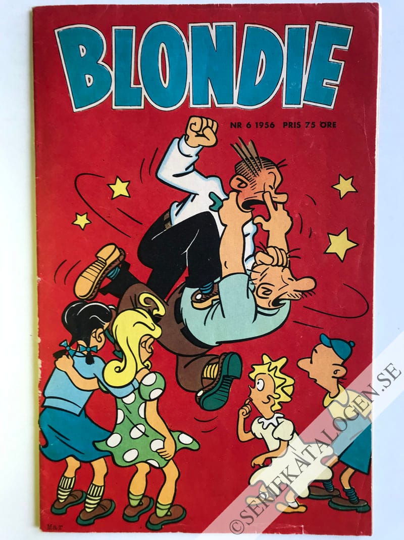 Framsida på Blondie #6 (1956)