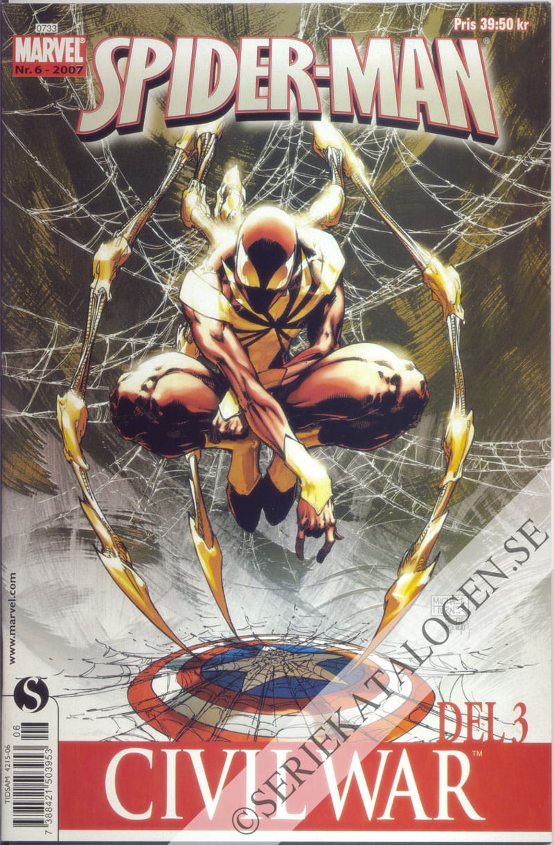 Framsida på Spider-Man #6 (2007)