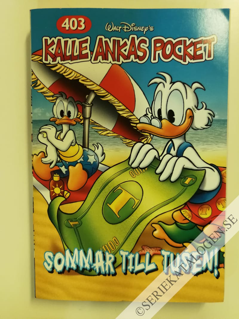 Framsida på Kalle Ankas pocket #403 - Sommar till tusen! (2012)