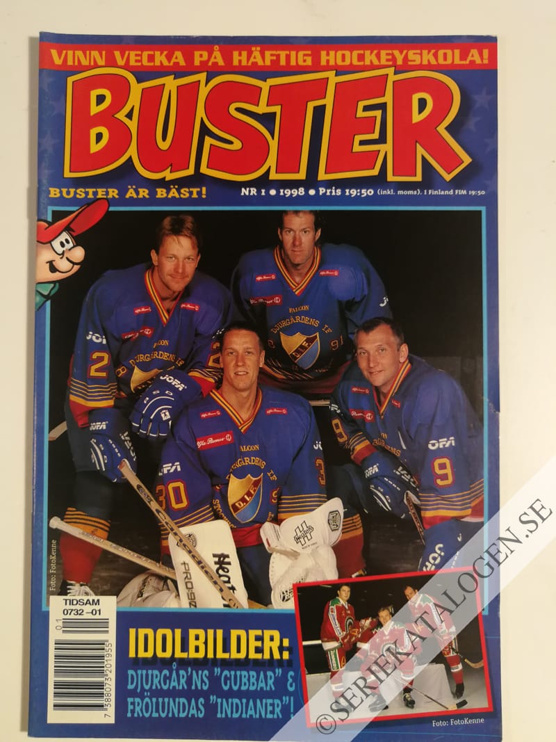 Framsida på Buster #1 (1998)
