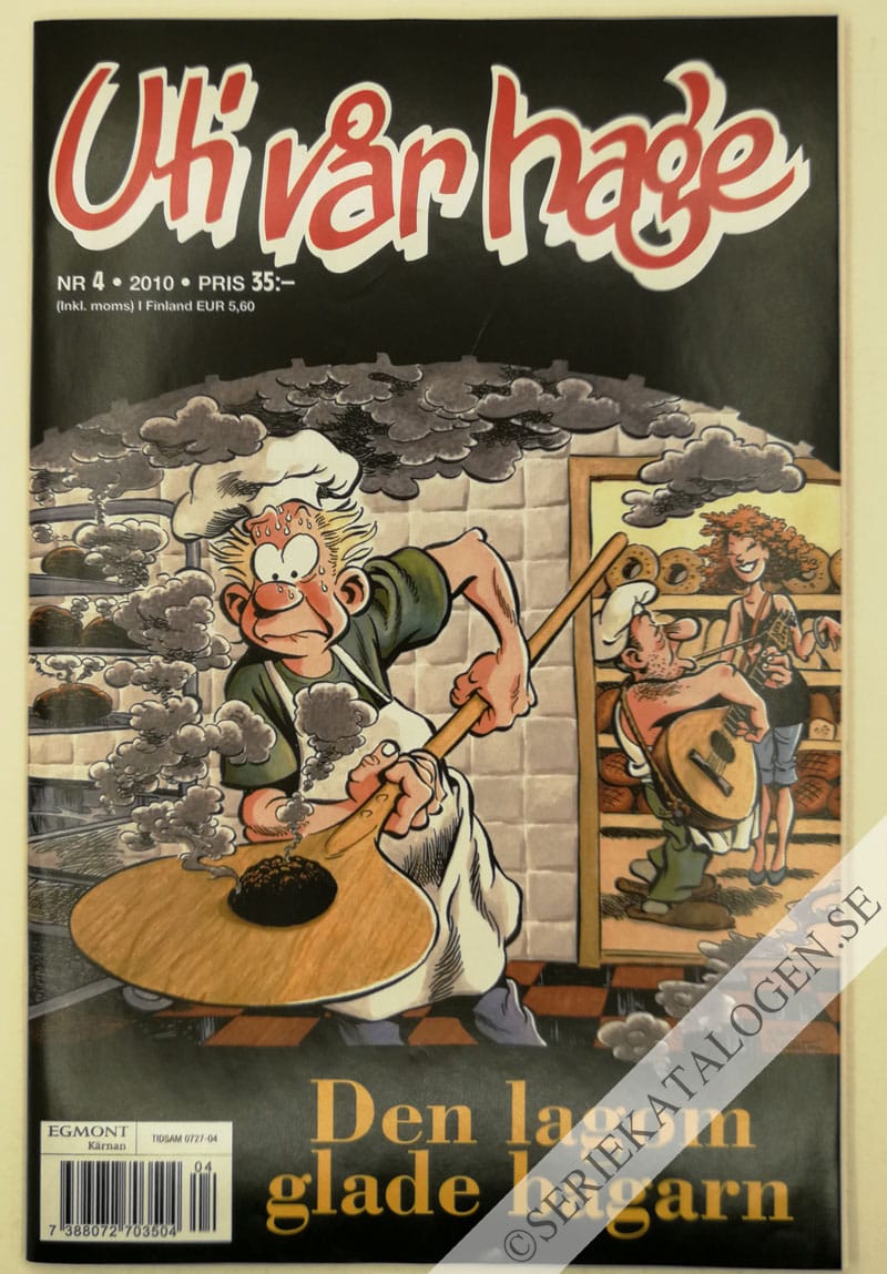 Framsida på Uti vår hage Den lagom glade bagarn (2010)